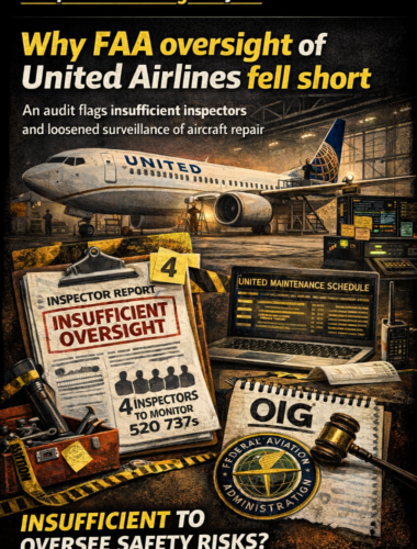 FAA Oversight of United Airlines Falls Short