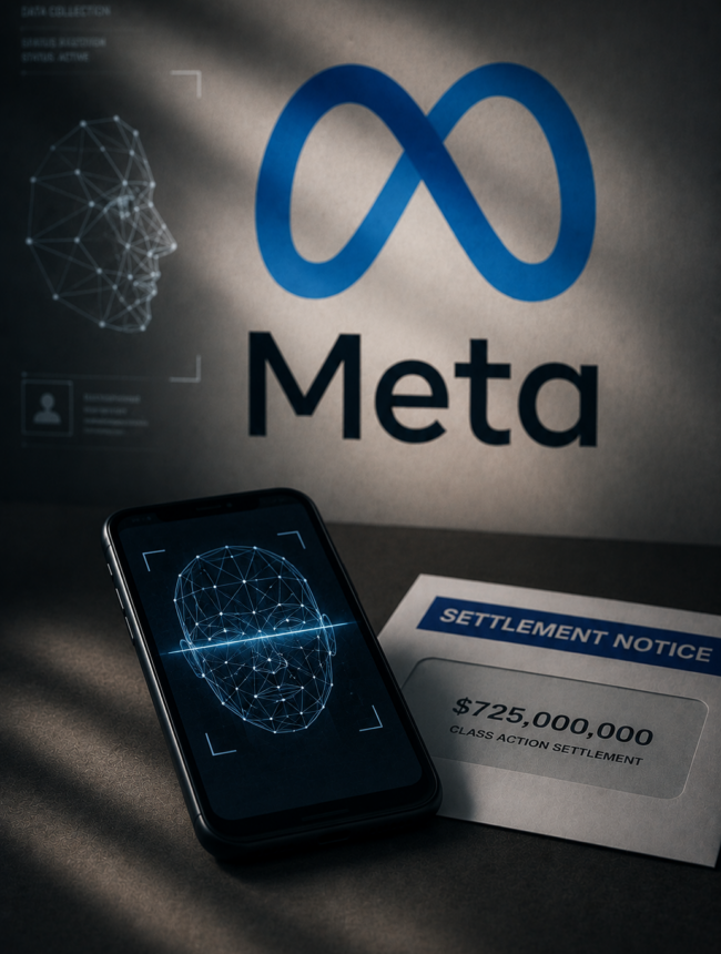 Meta Settlement for Facial Recognition Database