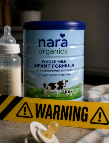 Nara Organics Recall 2026: Formula Sold at Target and Nara.com Linked to Infant Botulism
